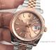 Swiss AR Rolex Datejust Rose Gold Face 2Tone Fluted Bezel Watch (3)_th.jpg
